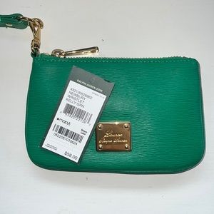Ralph Lauren Kelly Green Wristlet